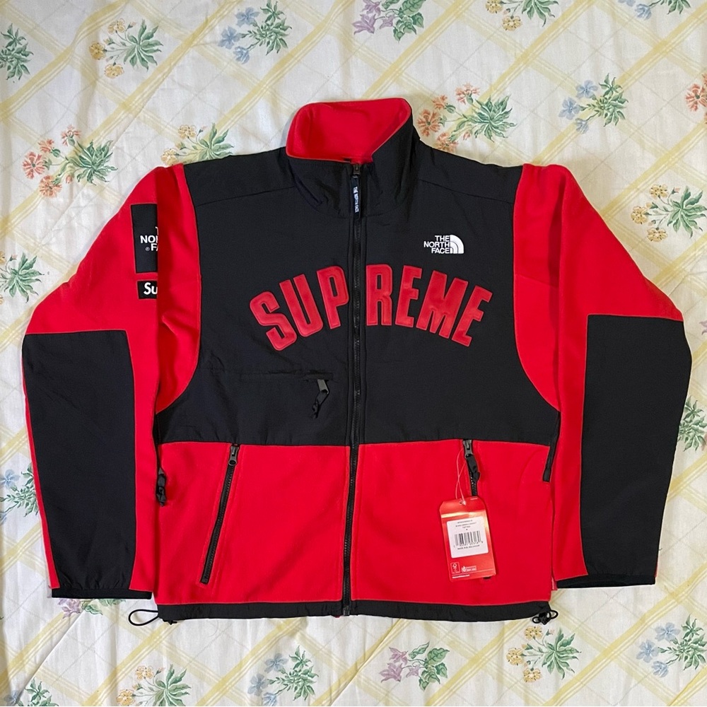 Supreme x The North Face Arc logo denali fleece